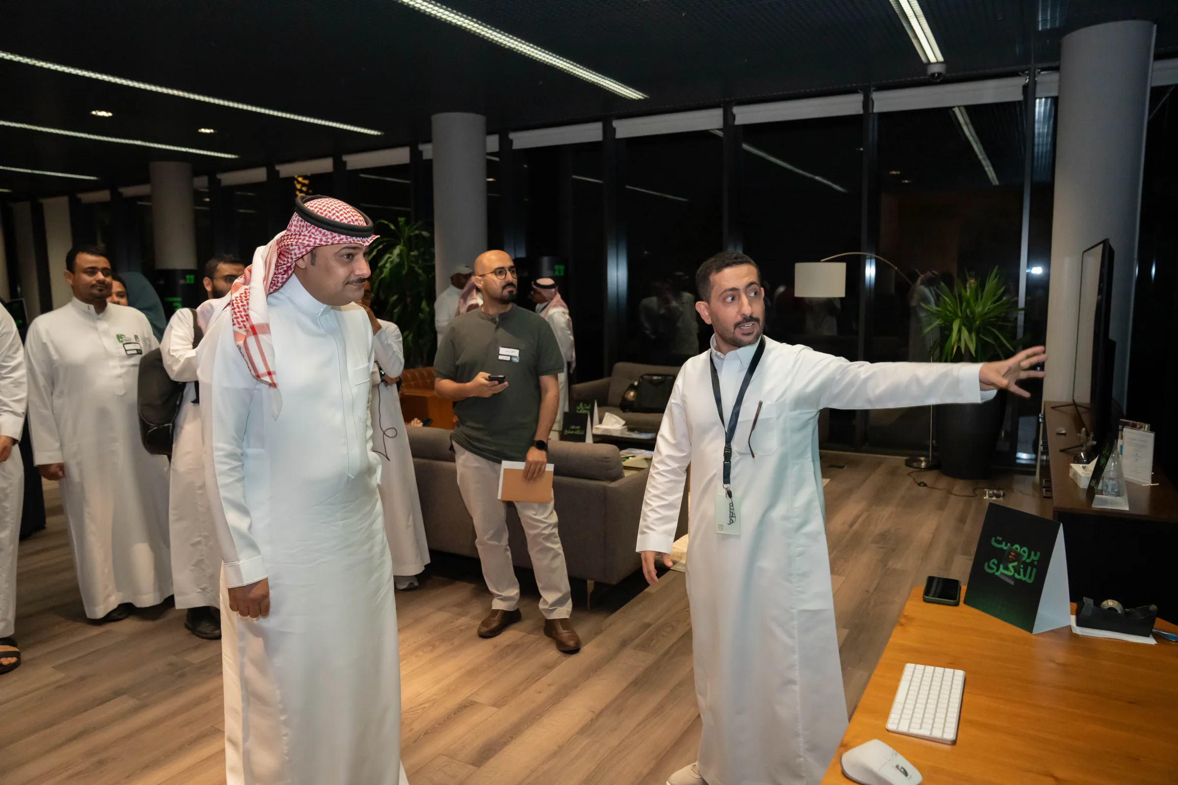 Guests at the OMAI Meetup 01 booth