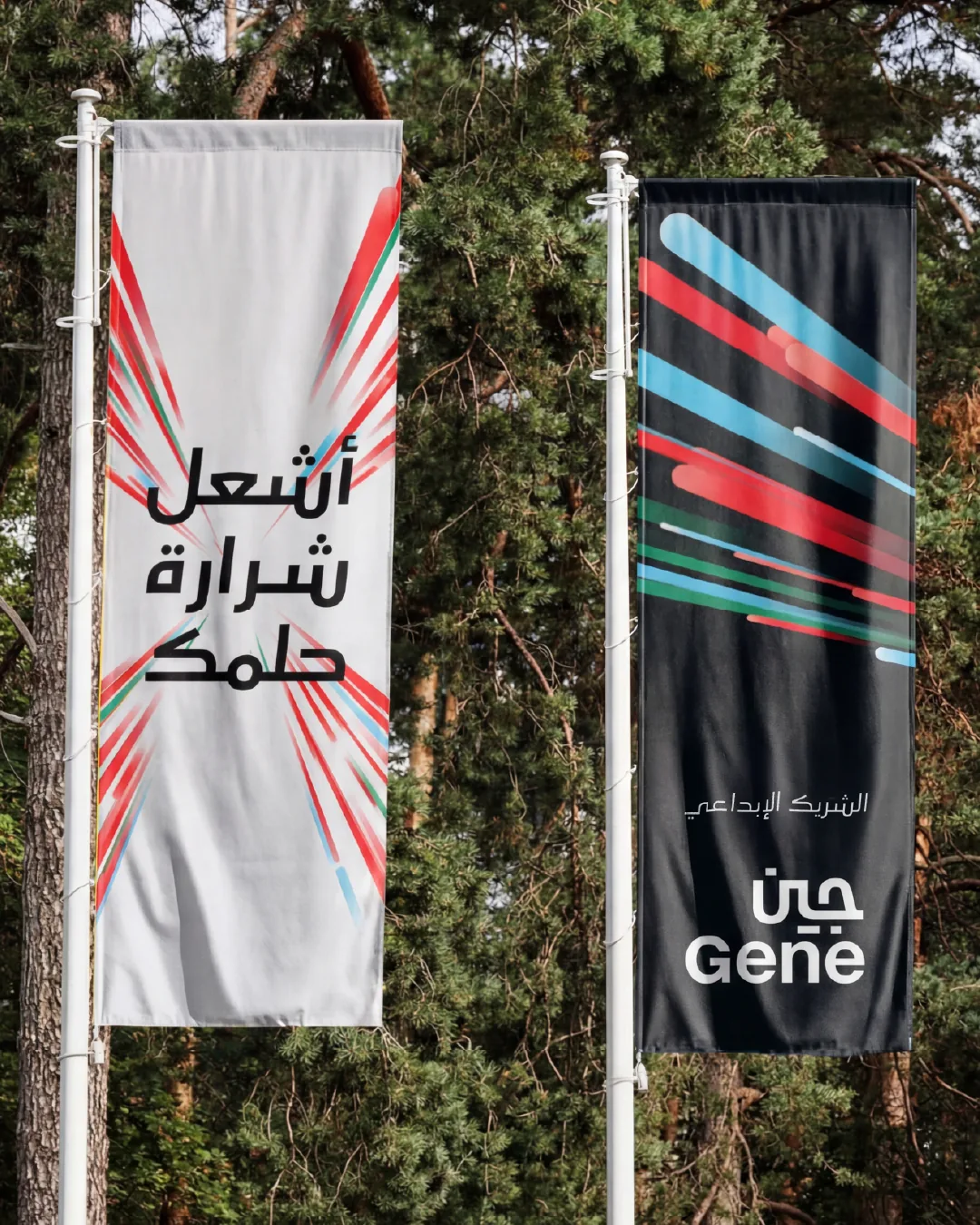 TEDxKFUPM and Gene event banners